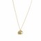 Modern Polished Brass Elephant Necklace Pendant with Long Chain Minimalist Jewelry Style